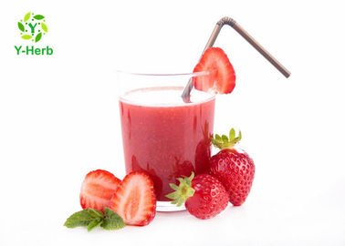 Food Grade Strawberry Extract Powder Organic Dietary Supplement For Beverage